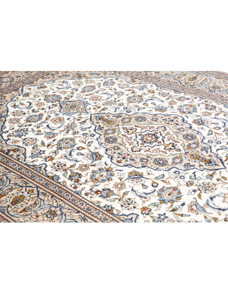 Tappeto Originale Kashan Persia 205x300 Avorio