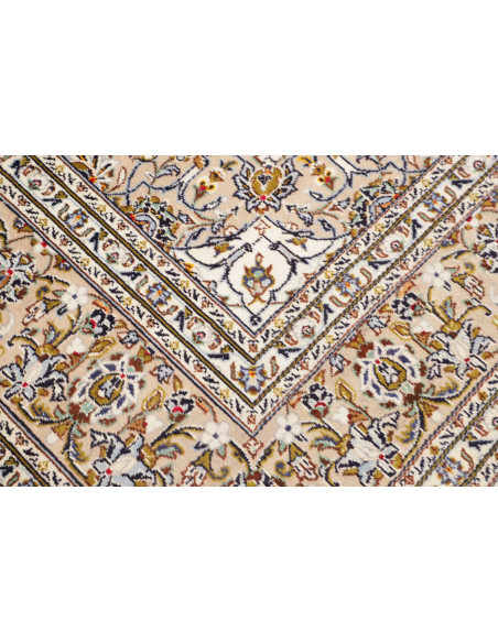 Tappeto Originale Kashan Persia 247x352 Crema B