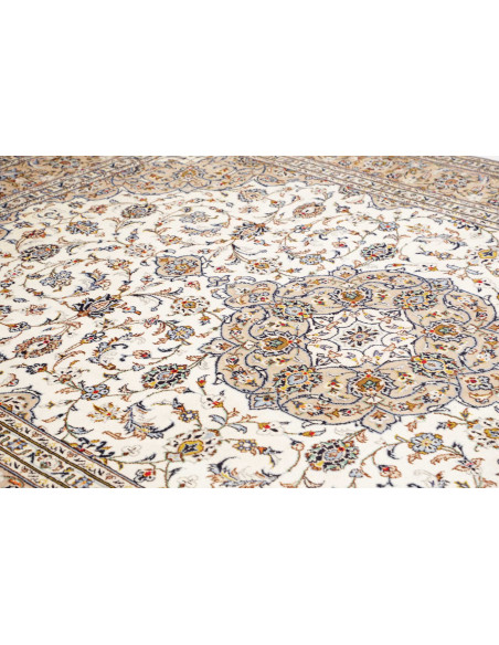 Tappeto Originale Kashan Persia 247x352 Crema B