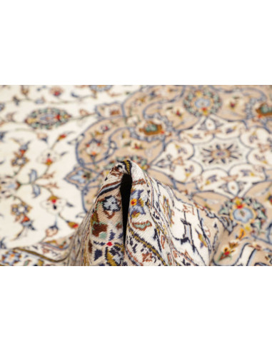 Tappeto Originale Kashan Persia 247x352 Crema B