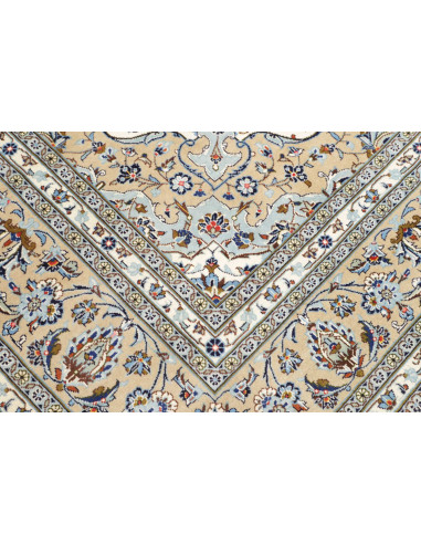 Hand Made Rug Kashan Persia 247x356 Ivory Light