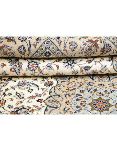 Hand Made Rug Kashan Persia 247x356 Ivory Light