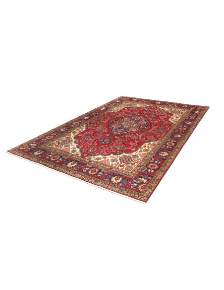 Rug Tabriz Persia brown grey 197x292