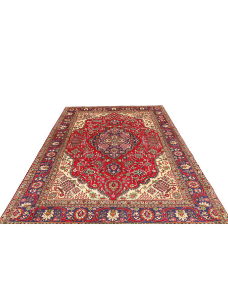 Rug Tabriz Persia brown grey 197x292