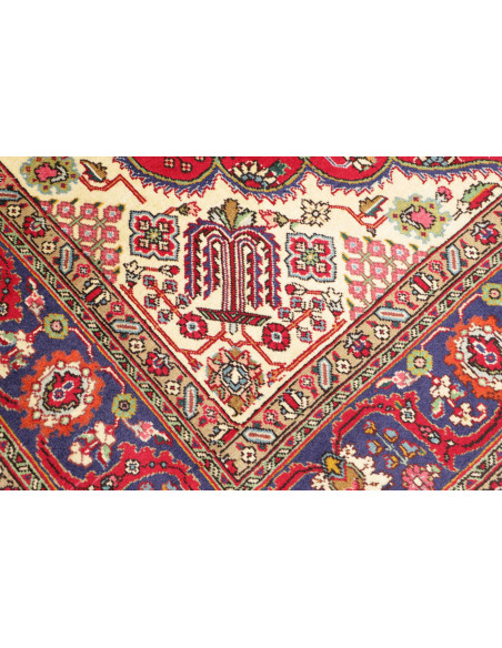 Rug Tabriz Persia brown grey 197x292