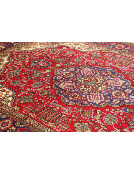 Rug Tabriz Persia brown grey 197x292