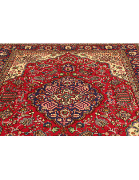 Rug Tabriz Persia brown grey 197x292