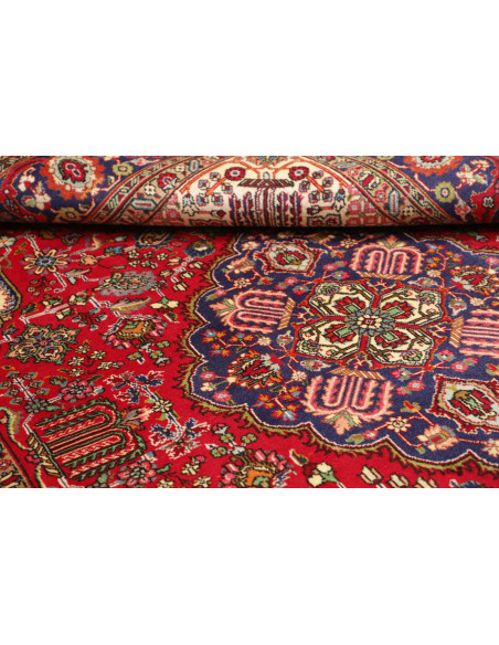 Rug Tabriz Persia brown grey 197x292