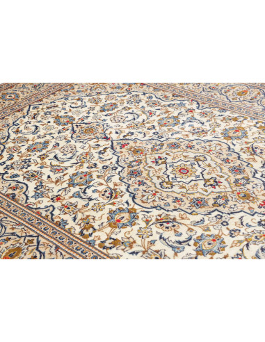 Tappeto Originale Kashan Persia 200x296 Avorio