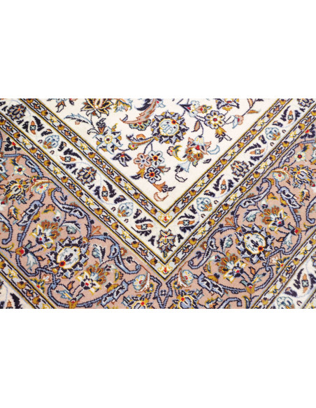Tappeto Originale Kashan Persia 284x396 Crema B