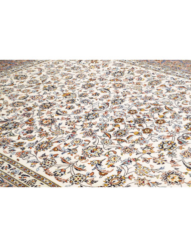 Tappeto Originale Kashan Persia 284x396 Crema B