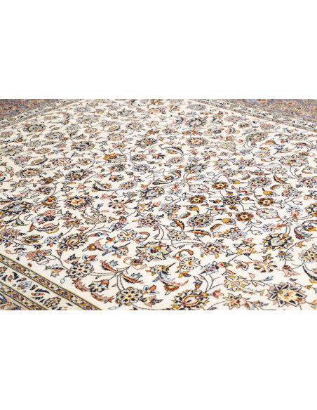 Tappeto Originale Kashan Persia 284x396 Crema B