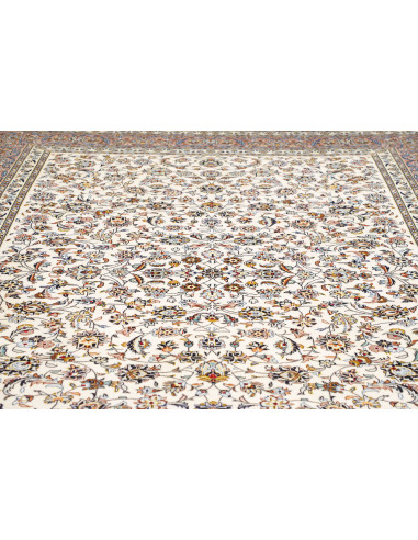 Tappeto Originale Kashan Persia 284x396 Crema B