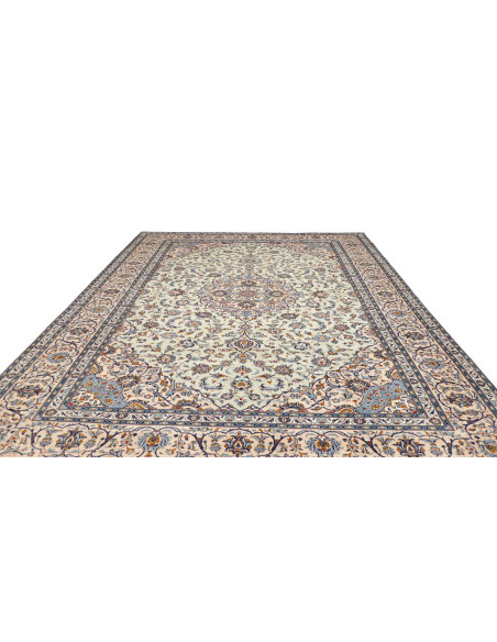 Tappeto Originale Kashan Persia 303x410 Crema B