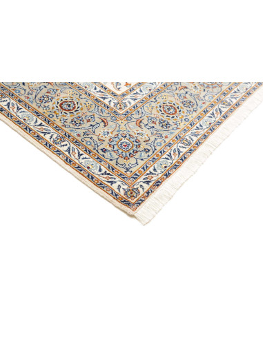 Hand Made Rug Kashan Persia 235x342 Cream Ivory