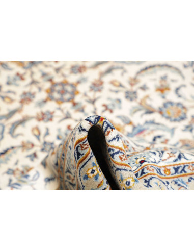 Tappeto Originale Kashan Persia 235x342 Bianco