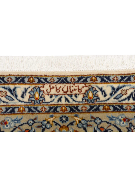 Hand Made Rug Kashan Persia 235x342 Cream Ivory