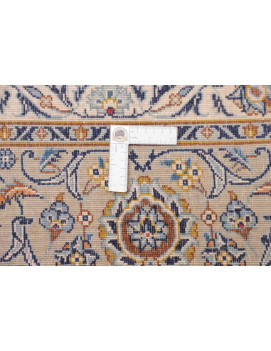 Tappeto Originale Kashan Persia 235x342 Bianco