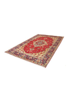 Tappeto Tabriz Persia giallo rosso 200x282 2