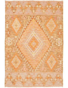 Rug Kilim Afghanistan 102x150 Peach Orange Beig