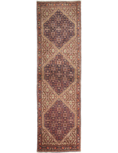 Bidjar 70x252 Cm Bidjar Persia Hand-carded Wool Cotton
