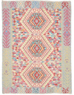 Rug Kilim Afghanistan 125x170 Light Blue Pink F