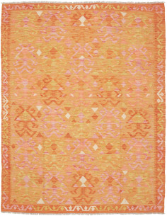 Rug Kilim Afghanistan 155x206 Orange Peach Cora