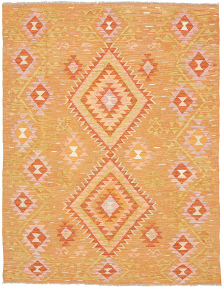 Rug Kilim Afghanistan 152x197 Orange Peach Yell