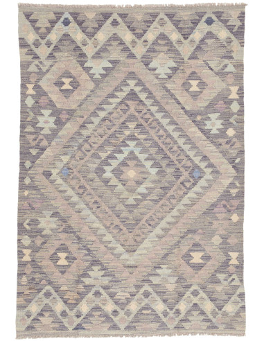 Rug Kilim Afghanistan 105x152 Muted Purplish Gr
