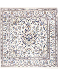 Rug Nain Kashmar Persia 198x208 Ivory Blue Beig