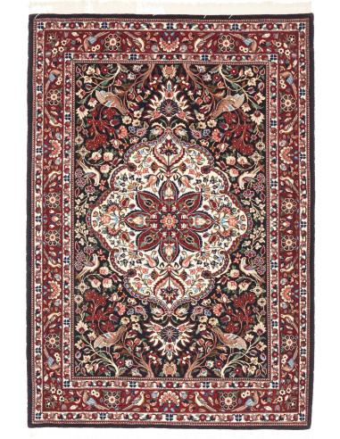 Rug Ilaam Persia 107x154 Bordeaux Red Black Ivo