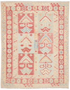 Rug Kilim Afghanistan 153x195 Cream Terracotta