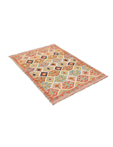 Rug Kilim Afghanistan maroon grey 99x135