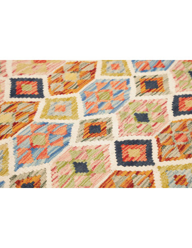 Rug Kilim Afghanistan maroon grey 99x135