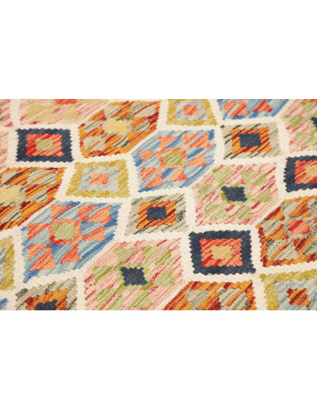 Rug Kilim Afghanistan maroon grey 99x135