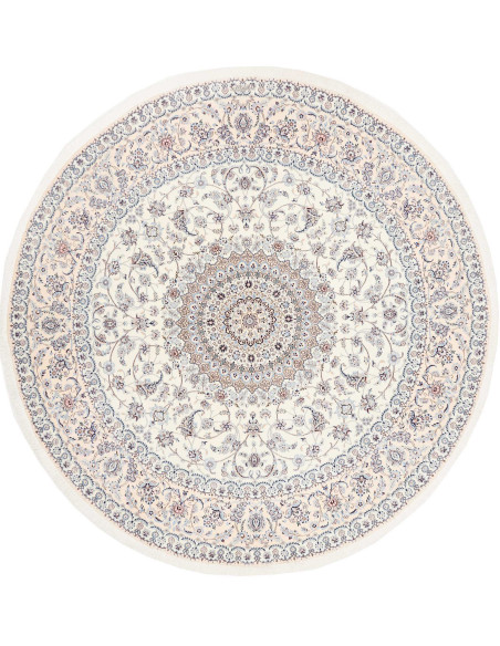 Tappeto Nain 6La Persia bianco 245x245