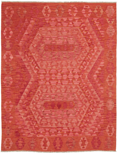 Rug Kilim Afghanistan 156x198 Red Orange Pink