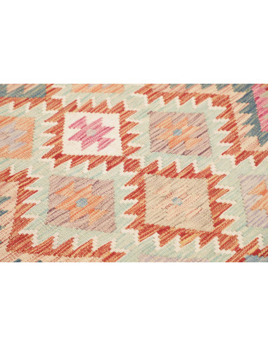 Rug Kilim Afghanistan beige yellow 97x207