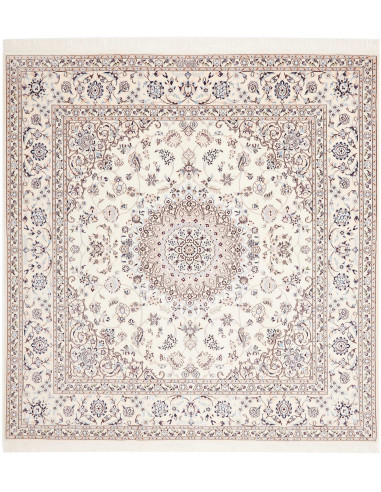Tappeto Nain 6La Persia bianco grigio 205x213
