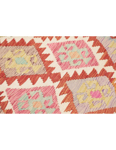 Tappeto Kilim Afghanistan beige marrone 95x200