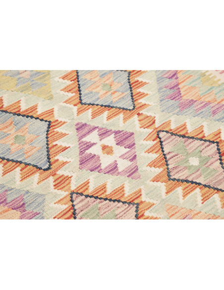 Tappeto Kilim Afghanistan beige giallo 101x211