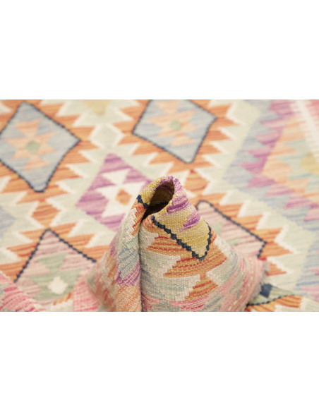 Tappeto Kilim Afghanistan beige giallo 101x211