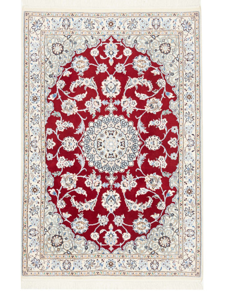 Nain 9la 101x151 Cm Nain 9la, Persia, Lana Cardata A Mano E
