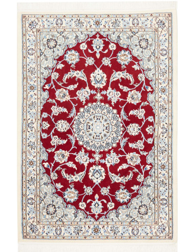 Nain 9la 101x150 Cm Nain 9la, Persia, Lana Cardata A Mano E