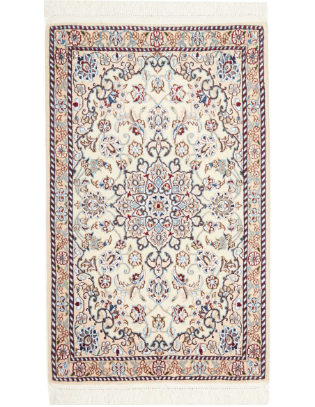 Nain 9la 60x98 Cm Nain 9la, Persia, Hand-carded Wool And