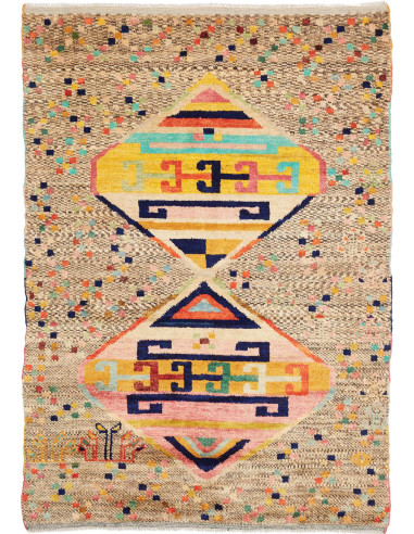 Rug Berber Pakistan 132x189 Beige Yel