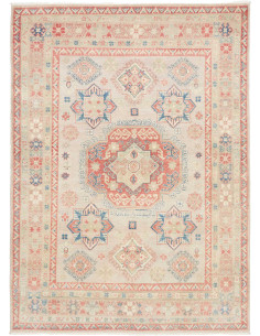 Rug Kazak Afghanistan 168x234 Beige Terracotta