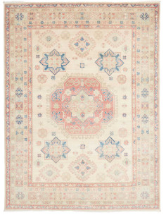 Tappeto Kazak Afghanistan 154x203 Beige Crema R