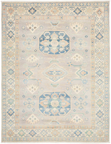Rug Kazak Afghanistan 156x201 Grey Blue Light B