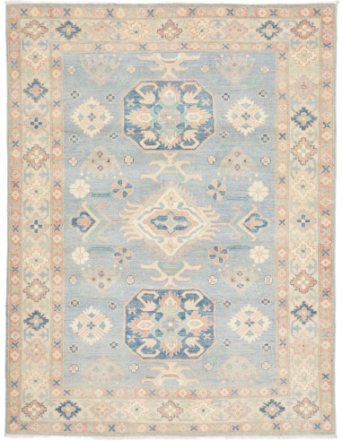 Tappeto Kazak Afghanistan 155x203 Azzurro Celes